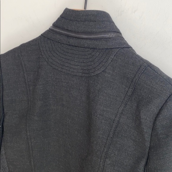 ECCOCI charcoal open front jacket, Size 8, NWOT - Picture 13 of 14
